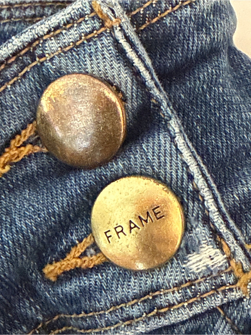 Frame Denim Le Francoise Flare Jeans In Sidonia 25 - Picture 6 of 9